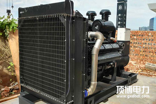  頂博電力為廣西榮旺建設集團供應75KW上柴柴油發電機組