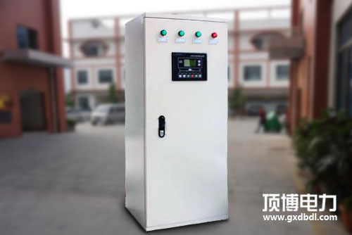 頂博電力安裝柳州彰泰房地產兩臺360kw發電機組并機裝置