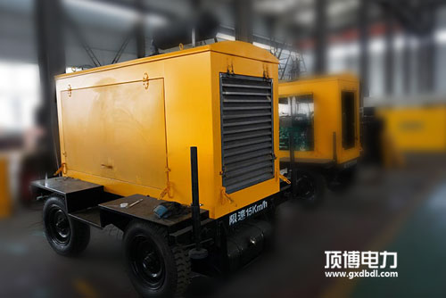 玉柴移動式四輪式發電機組600KW 玉柴移動式四輪式發電機組600KW